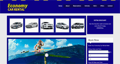 Desktop Screenshot of economycarrental.com.ky
